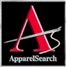 Apparel Search Logo Black Ground with Border