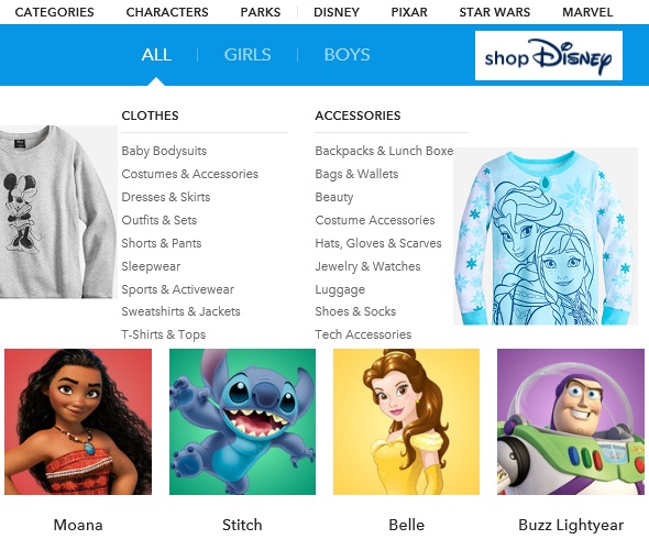 Disney Kids Clothing Brand