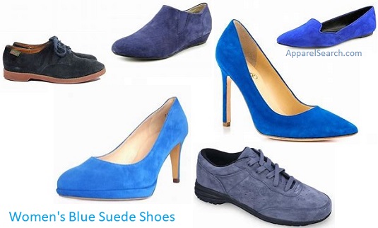 Women's Blue Suede Shoes guide and 