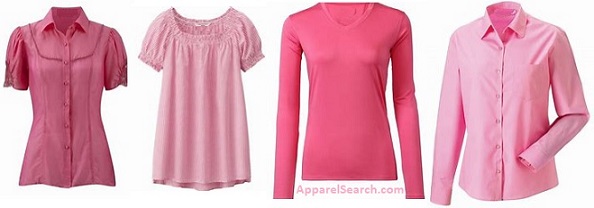 women's pink shirts