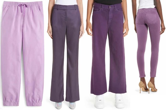 Women's Purple Pants & Trousers