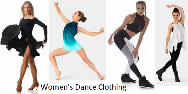 Women's Dance Clothing guide about Ladies Clothing for Dancing by