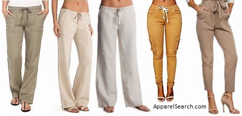 Womens Drawstring Pant Guide by Apparel Search Fashion Directory