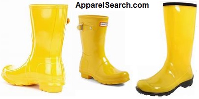 Womens Yellow Rain Boots 