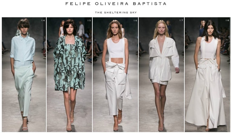 Felipe Oliveira Baptista Fashion Week: Fashion Designer Guide