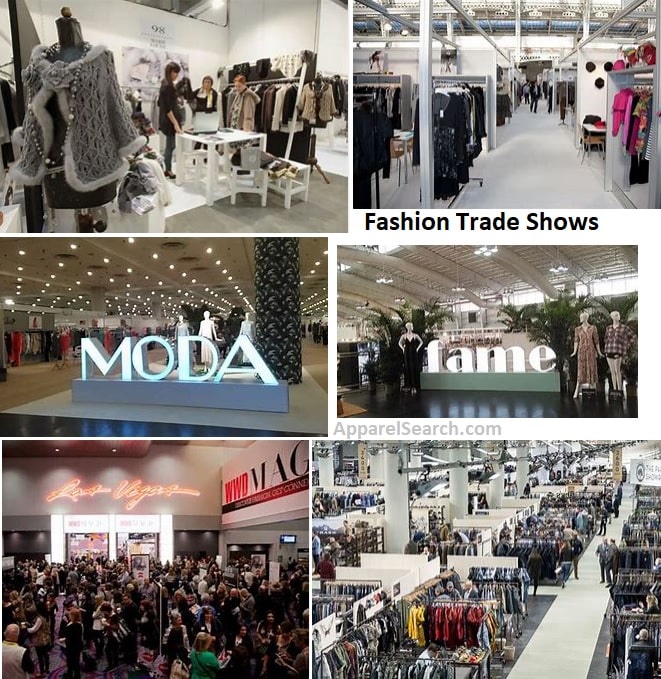 Trade shows by name for apparel and textile industries