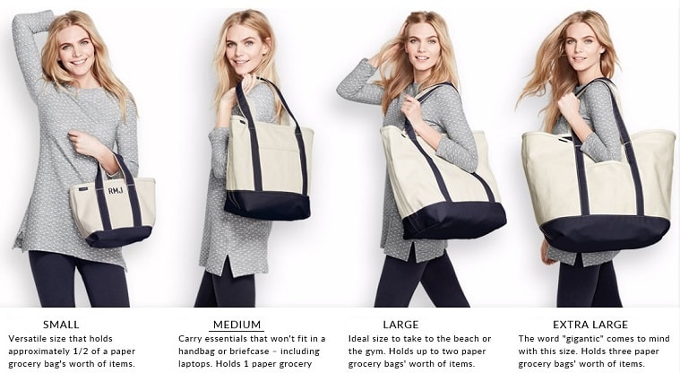 Comparison of the Large Size Tote vs. Medium Size Tote - Modern Coup Blog