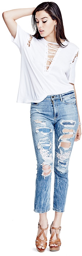 expensive torn jeans