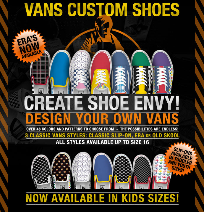 vans customize your own shoes