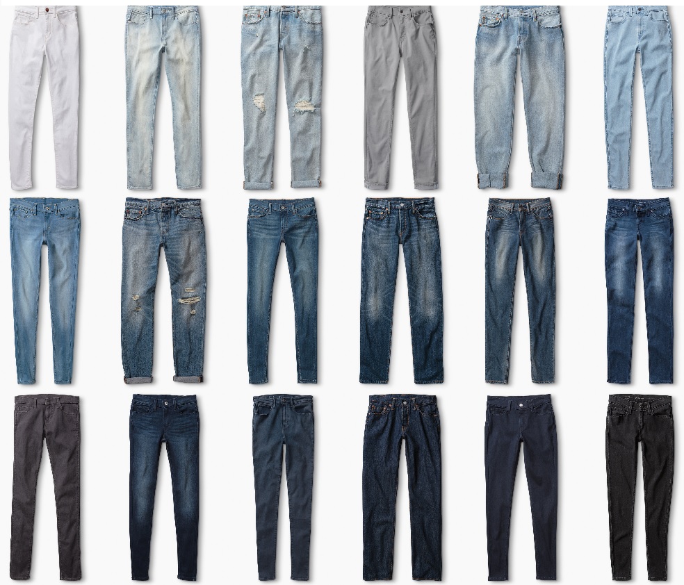 Виды джинсов мужских с названиями и фото