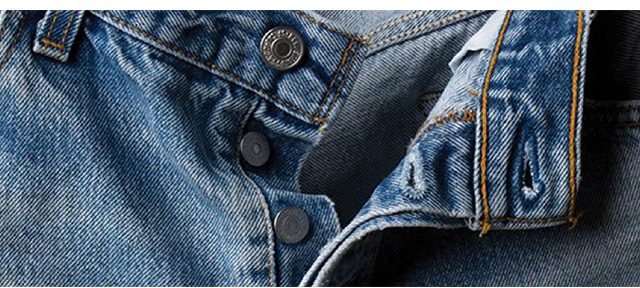 blue jeans button